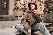 Femme en collant