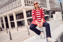 Femme en collant